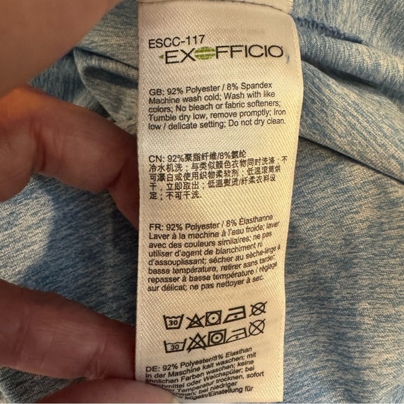 ExOfficio Mens Long Sleeve Athletic Shirt - Picture 7 of 7